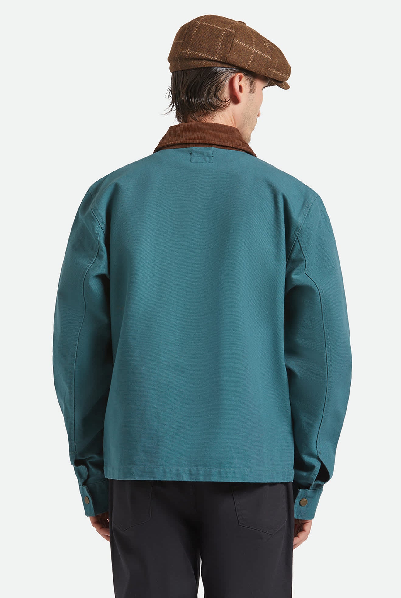 Unisex Brood Baggy Snap Cap in the color Copper/Tan - Men's Back View