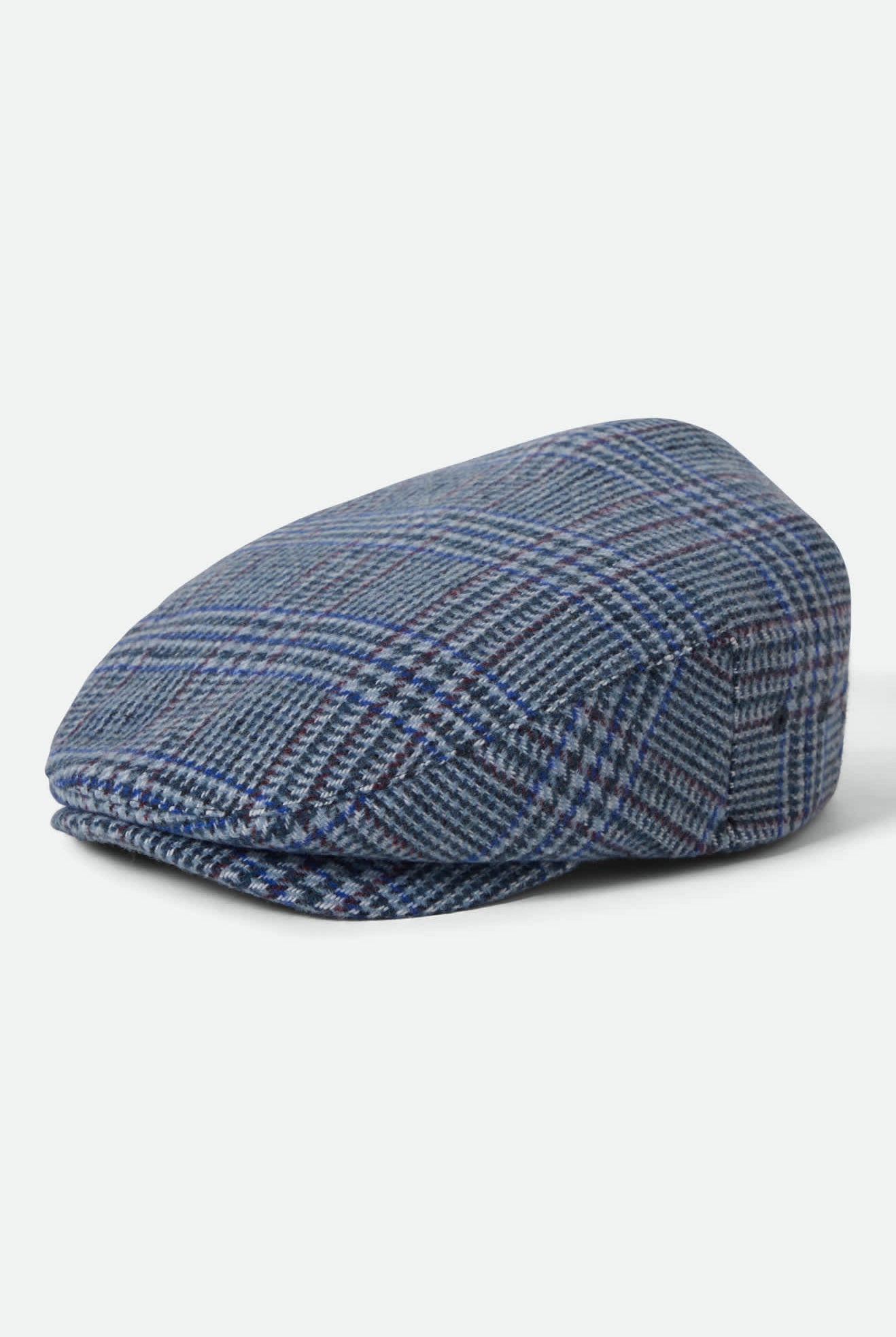 Unisex Hooligan Flat Cap in the color Celadon Green/Royal Plaid - Front Product View