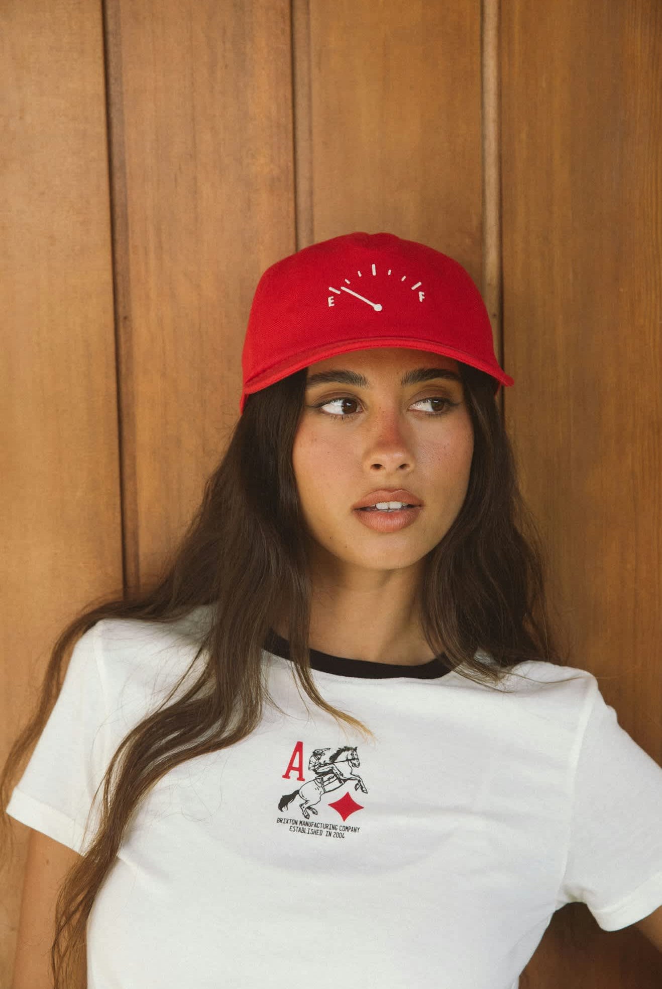 Women's Running on Empty Netplus Adjustable Hat in the color Crimson/White - Men's Lifestyle image