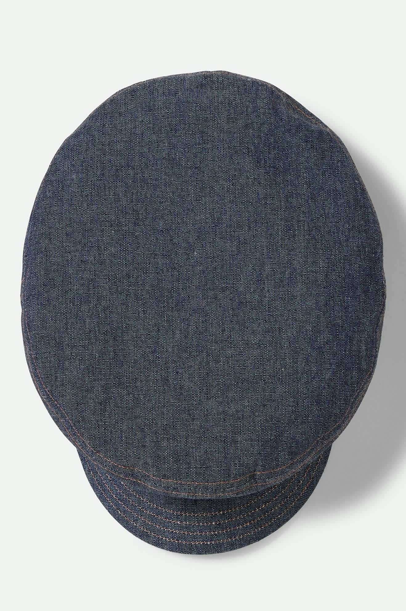 Unisex Assembly Fiddler Fisherman Cap in the color Indigo - Additional Laydown image