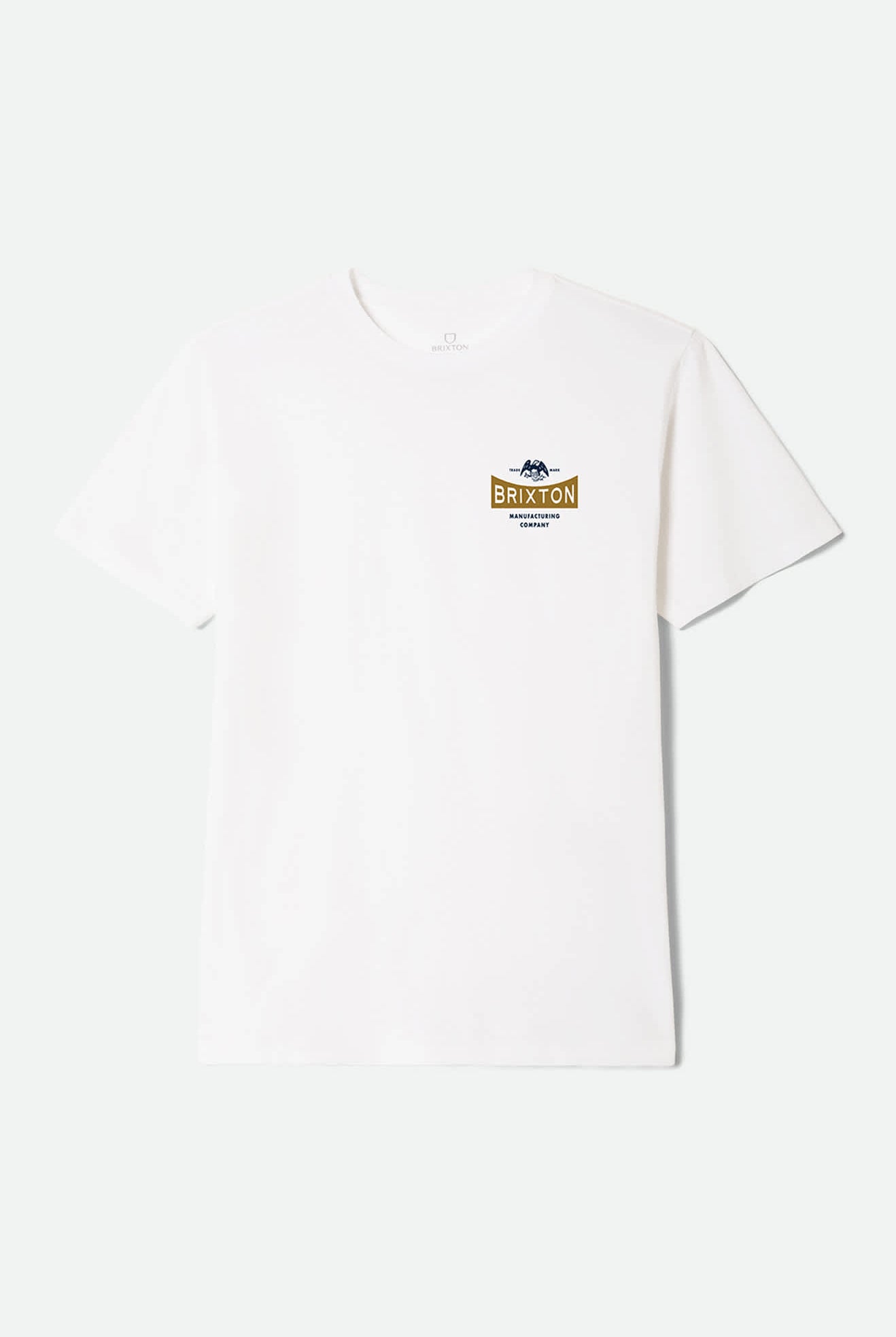 Men's Pinnacle Short Sleeve Standard T-Shirt in the color White - Front Product View