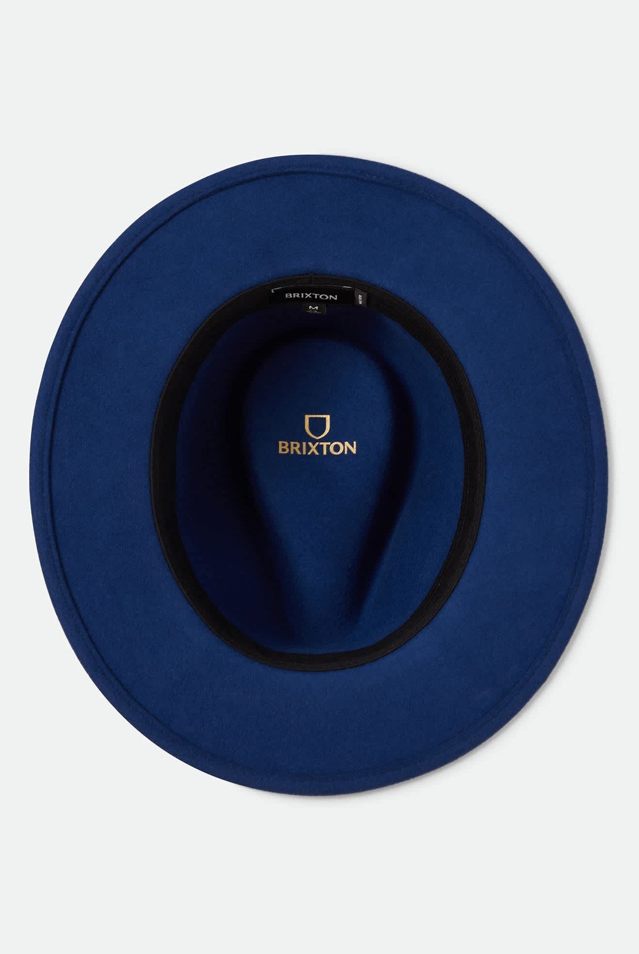 Unisex Messer Fedora in the color Midnight Blue/Pinecone - Additional Laydown image