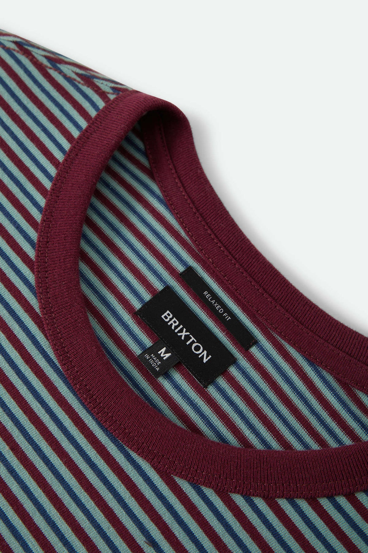 Men's Century Knit Top in the color Ultra Marine Stripe - Additional Laydown image