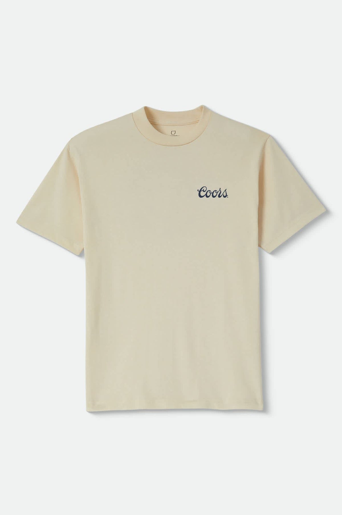 Men's Coors Saddle Standard T-Shirt in the color Cream - Front Product View