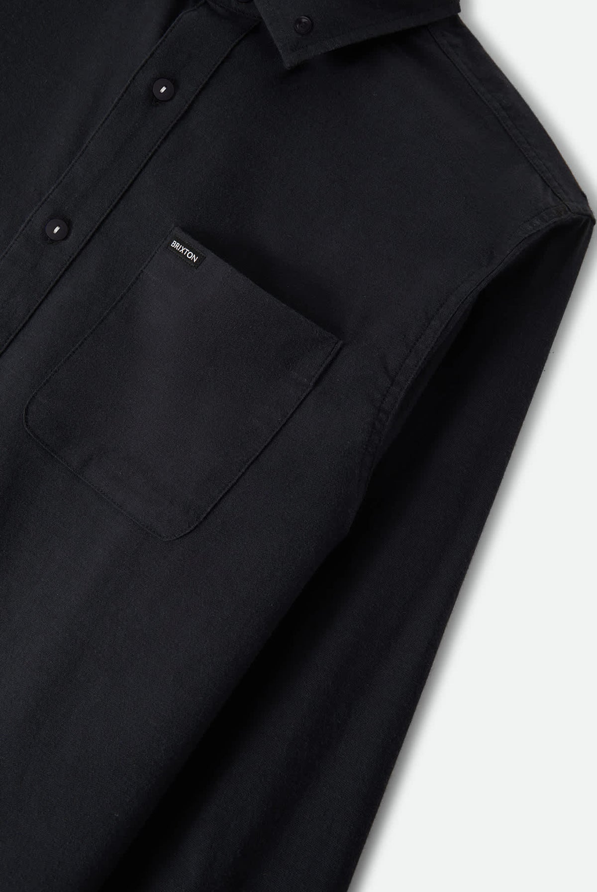Men's Sanford Shirt in the color Black - Additional Laydown image