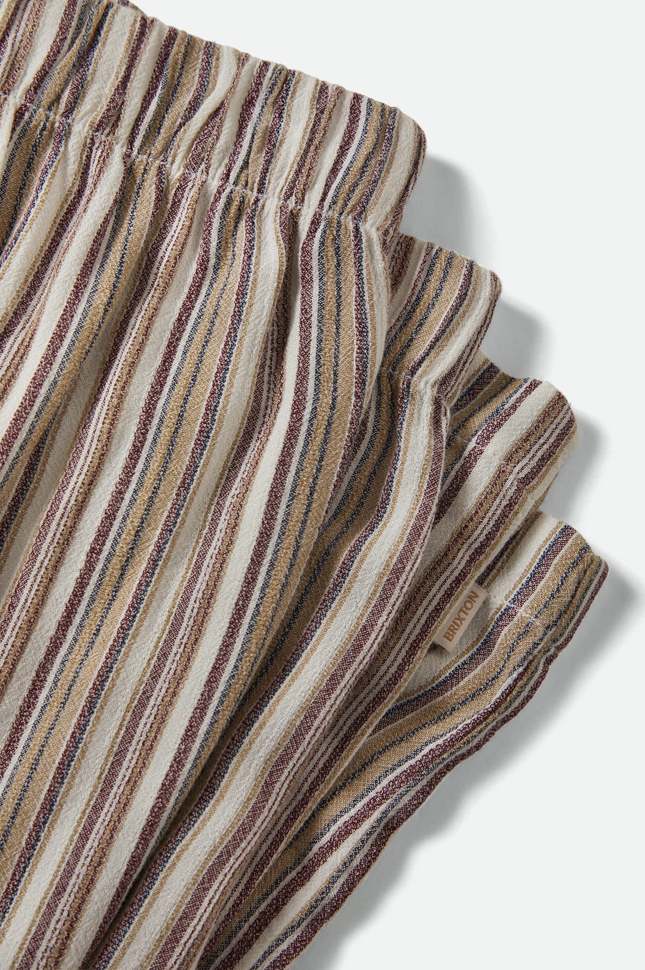 Women's The Alley Lounge Pant in the color Worn In Robust Red Stripe - Additional Laydown image