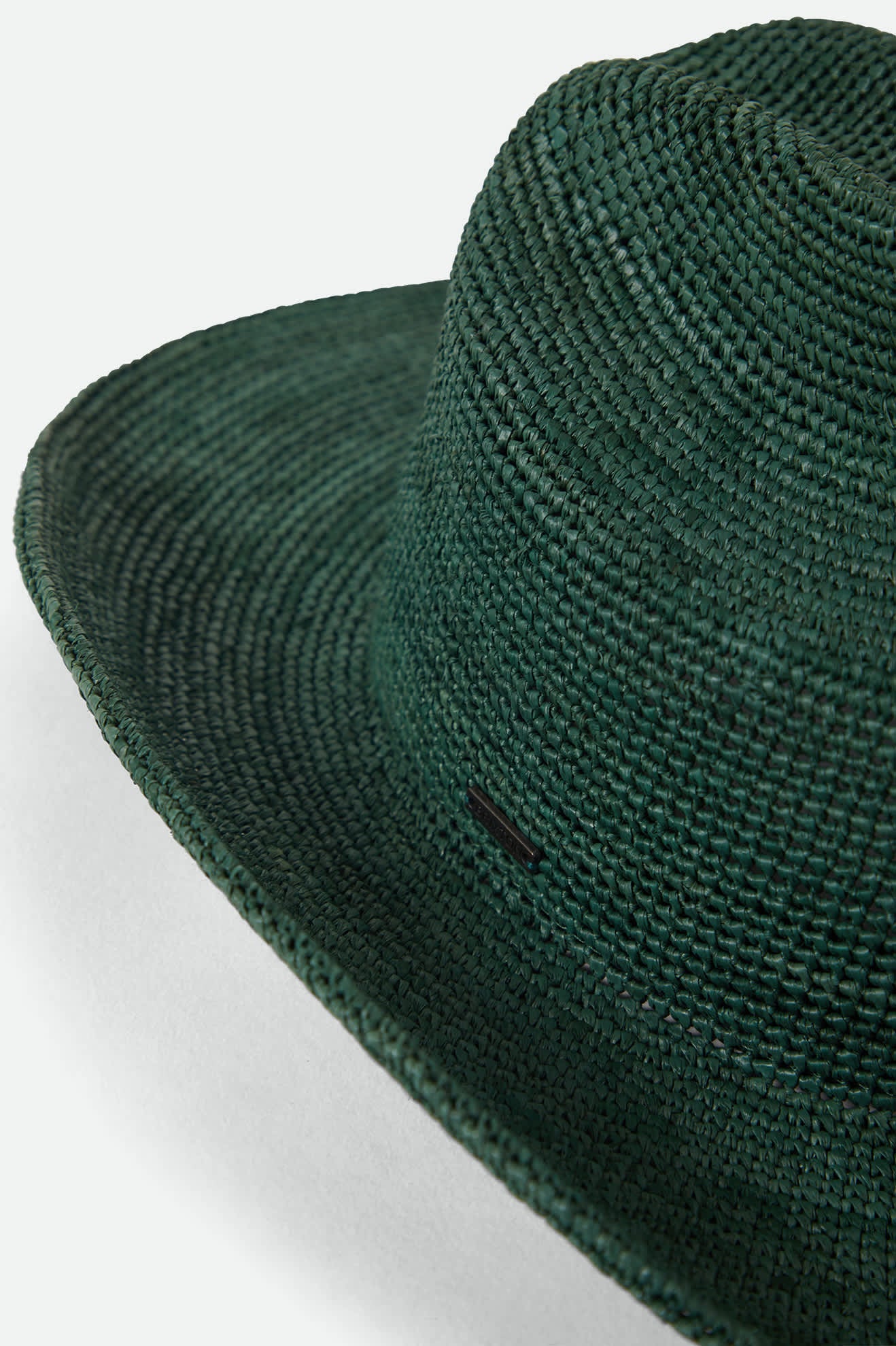 Women's Odessa Straw Packable Cowboy Hat in the color Primal Green - Additional Laydown image