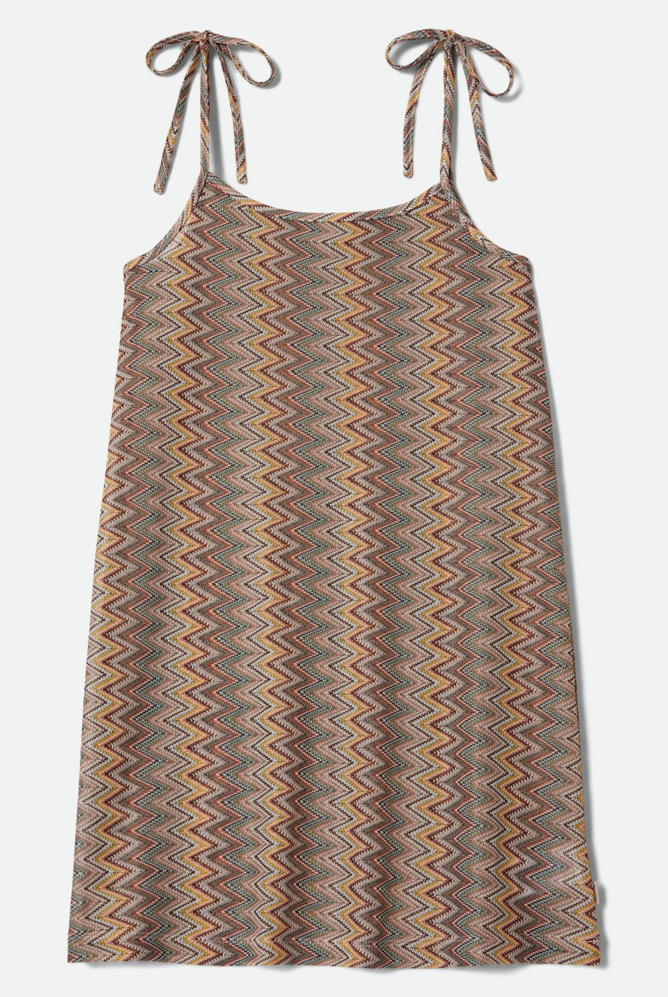 Women's The Cabana Mesh Tunic Dress in the color Multi Color Zigzag - Front Product View