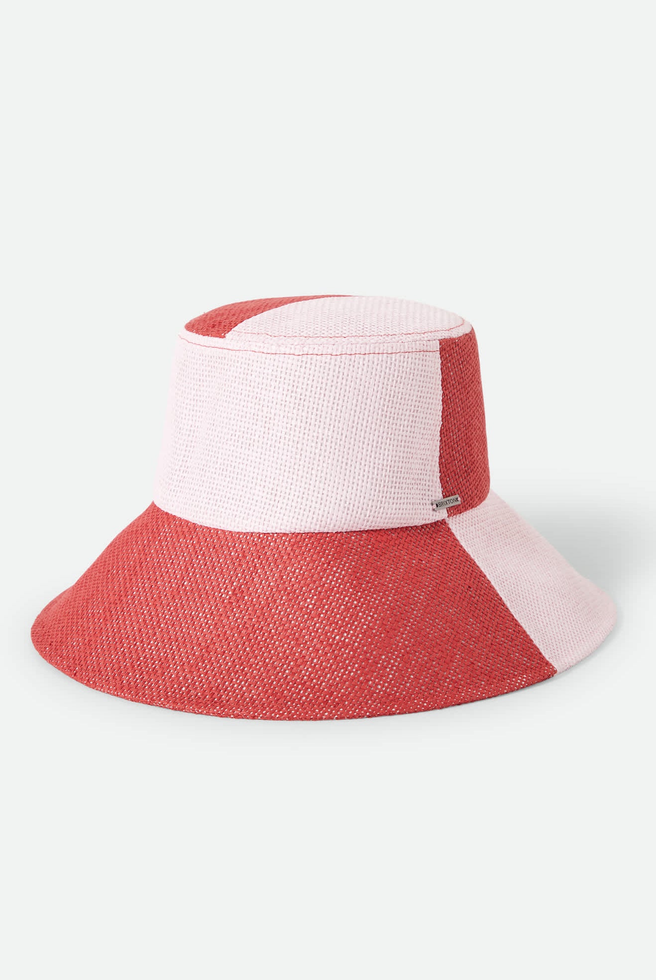 Women's Harmony Packable Bucket Hat in the color Silver Pink/Adrenaline Rush - Front Product View