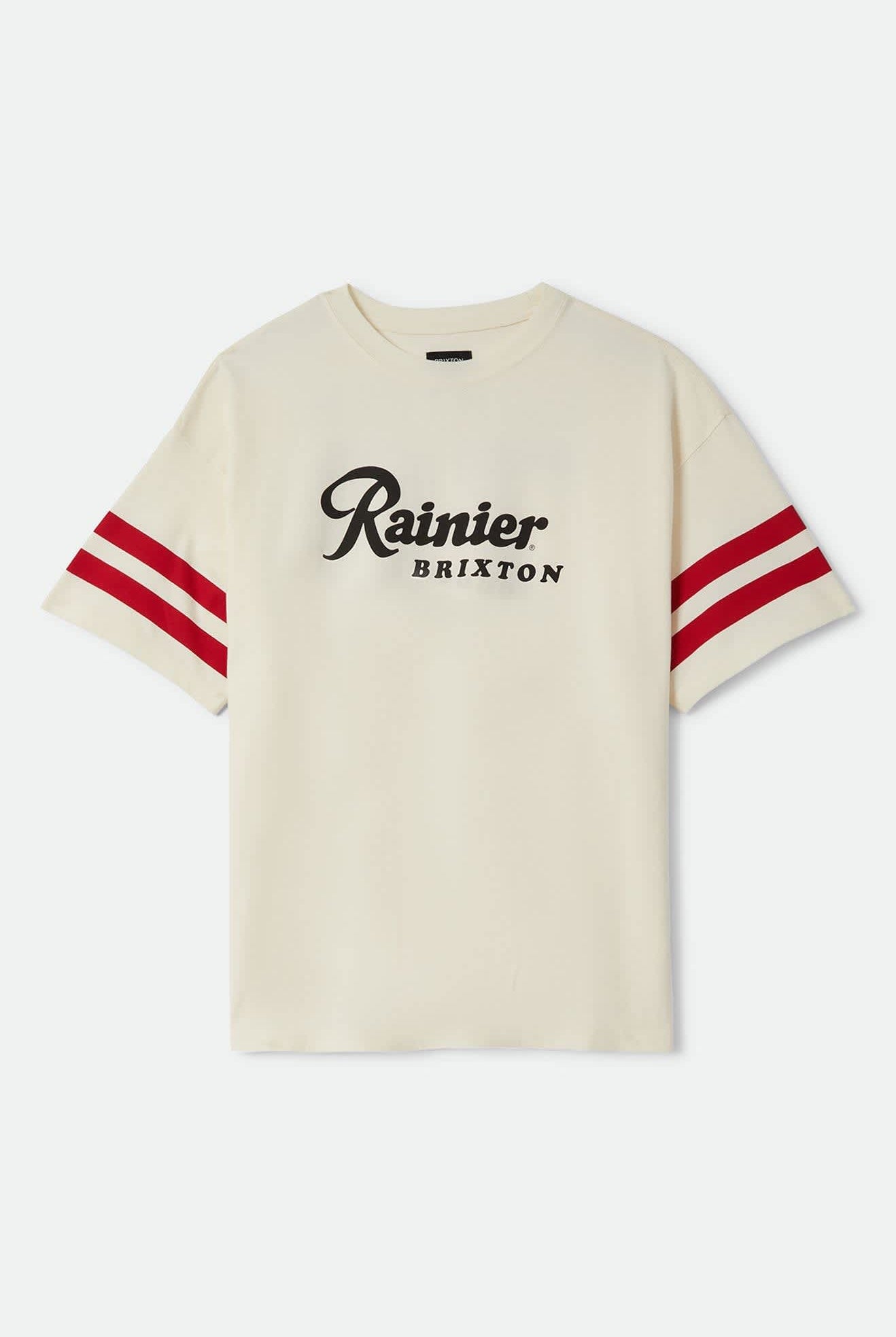 Men's Rainier 1878 Short Sleeve Oversized T-Shirt in the color Natural - Front Product View