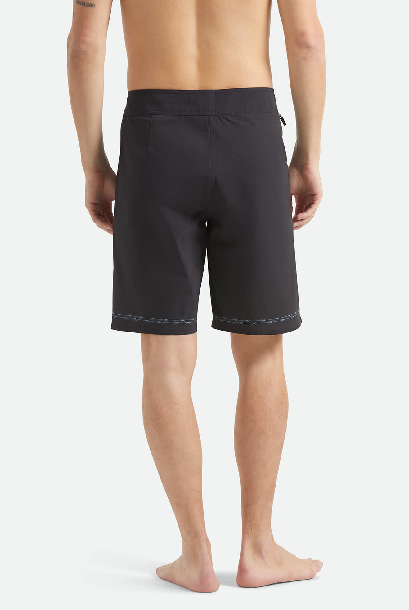 Men's Blitz Boardshort 21" in the color Black Masks - Men's Back View