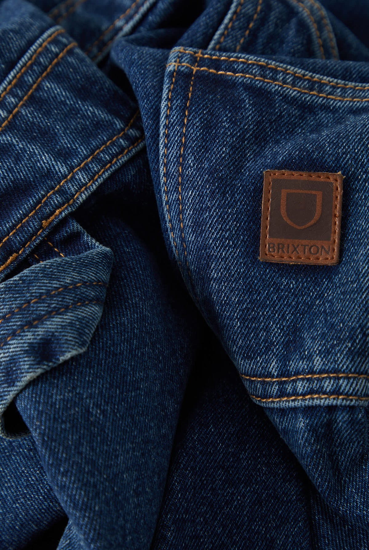 Men's Builders Carpenter Pant in the color Dark Denim - Additional Laydown image