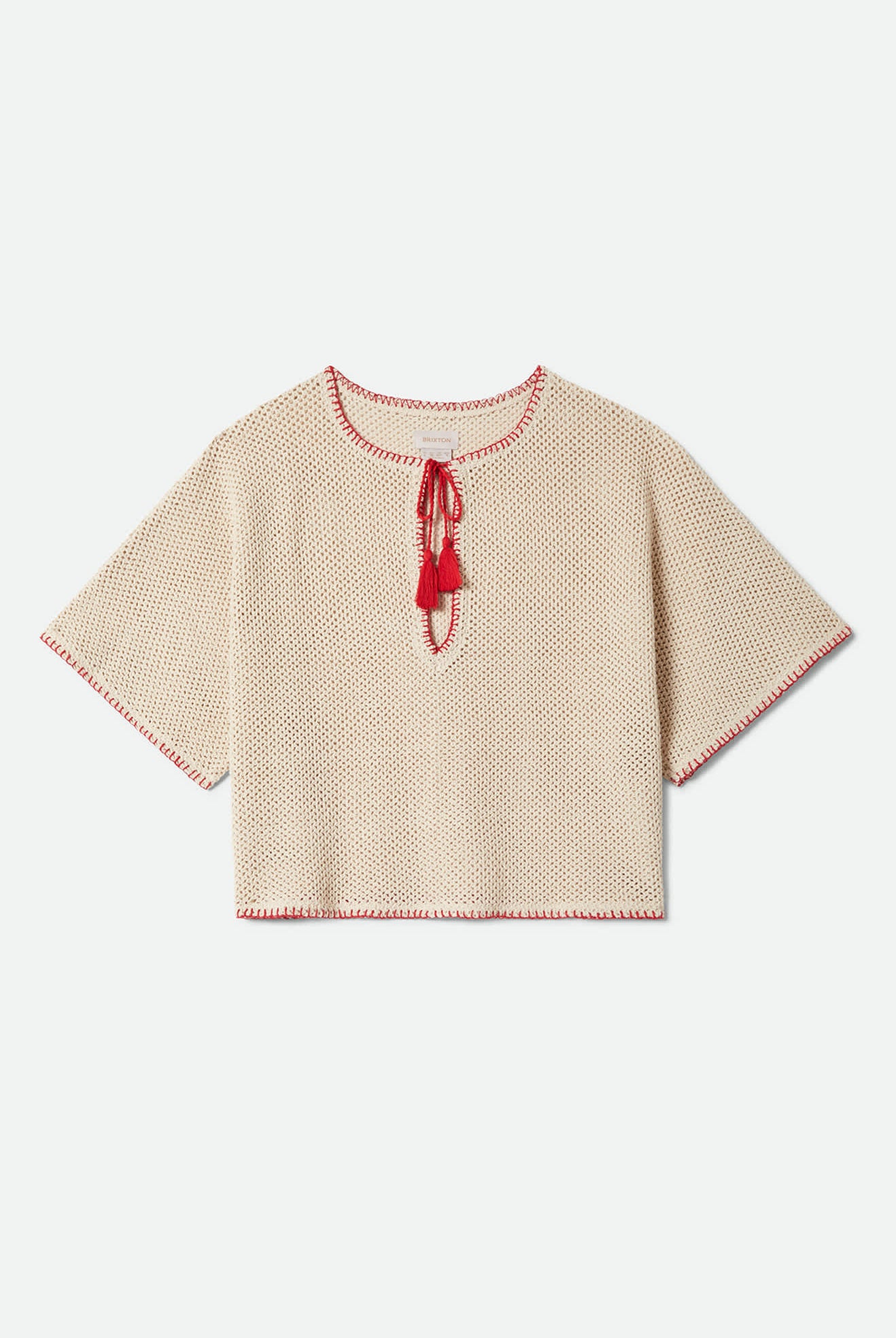Women's The Crochet Cover Up in the color Timeless Taupe - Front Product View