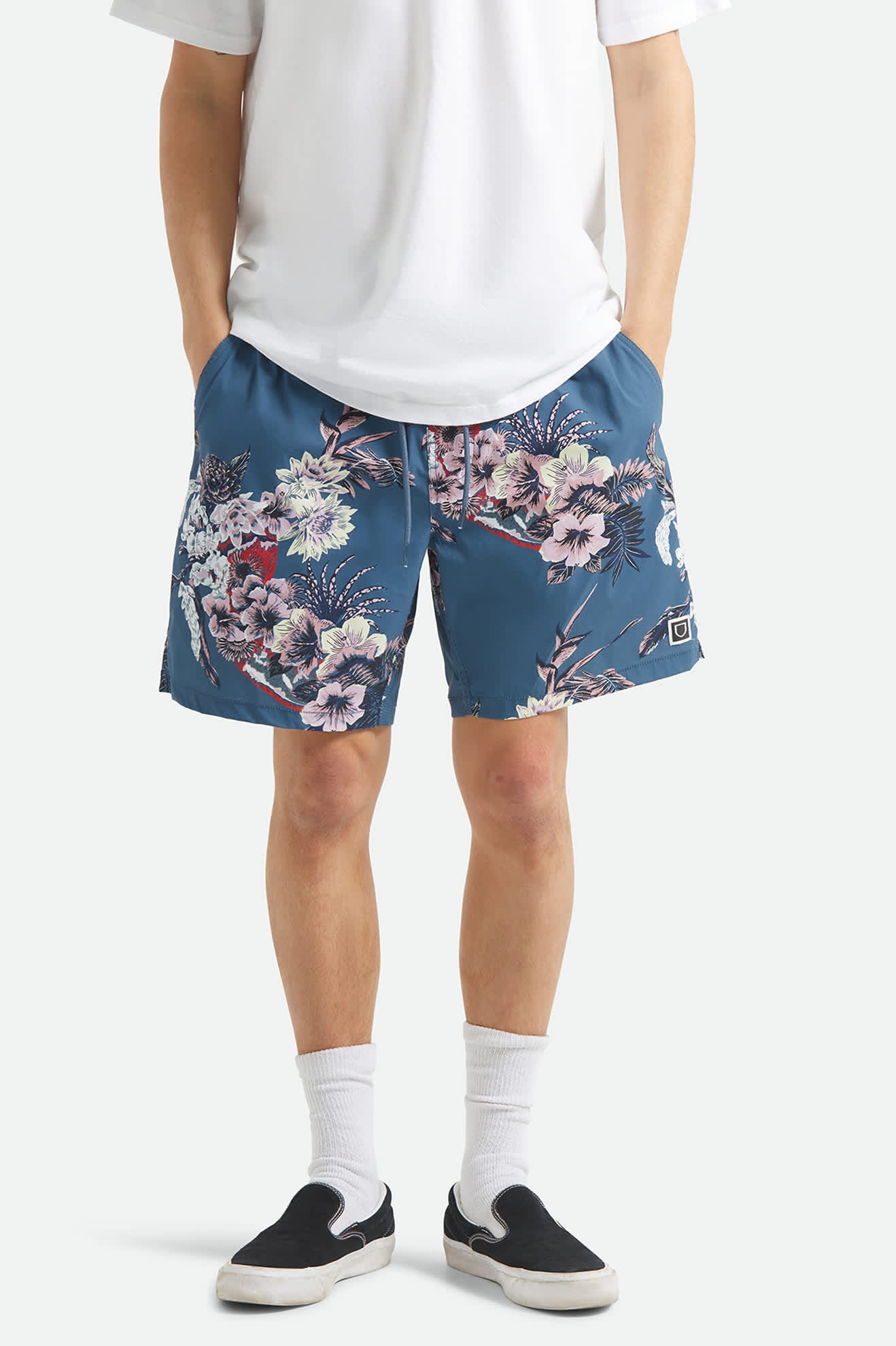 Men's Everyday Stretch Hybrid Short 7" in the color Midnight Blue - Men's Front View