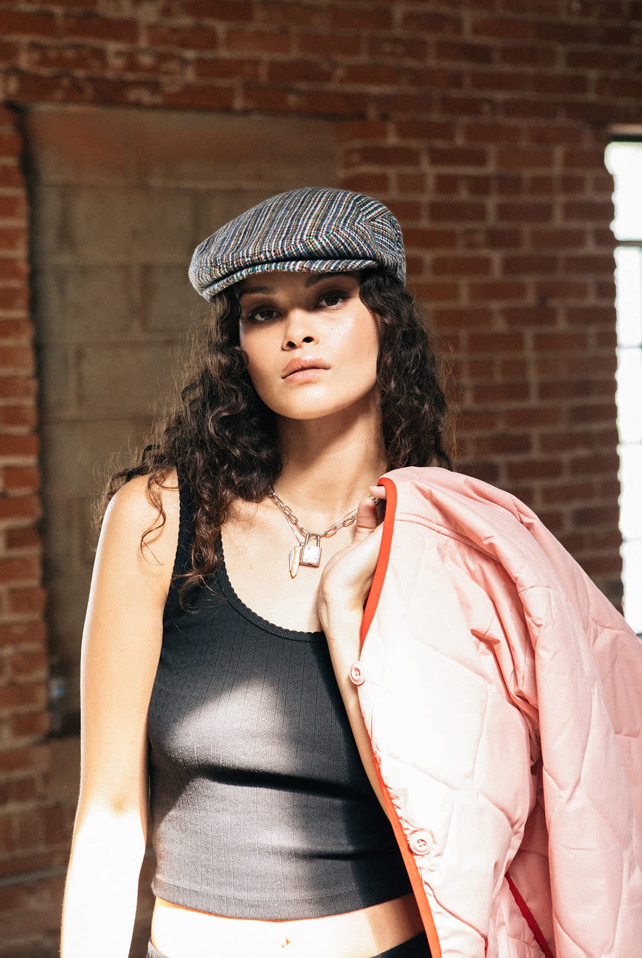 Women's Delilah Quilted Jacket in the color Mellow Rose - Men's Lifestyle image