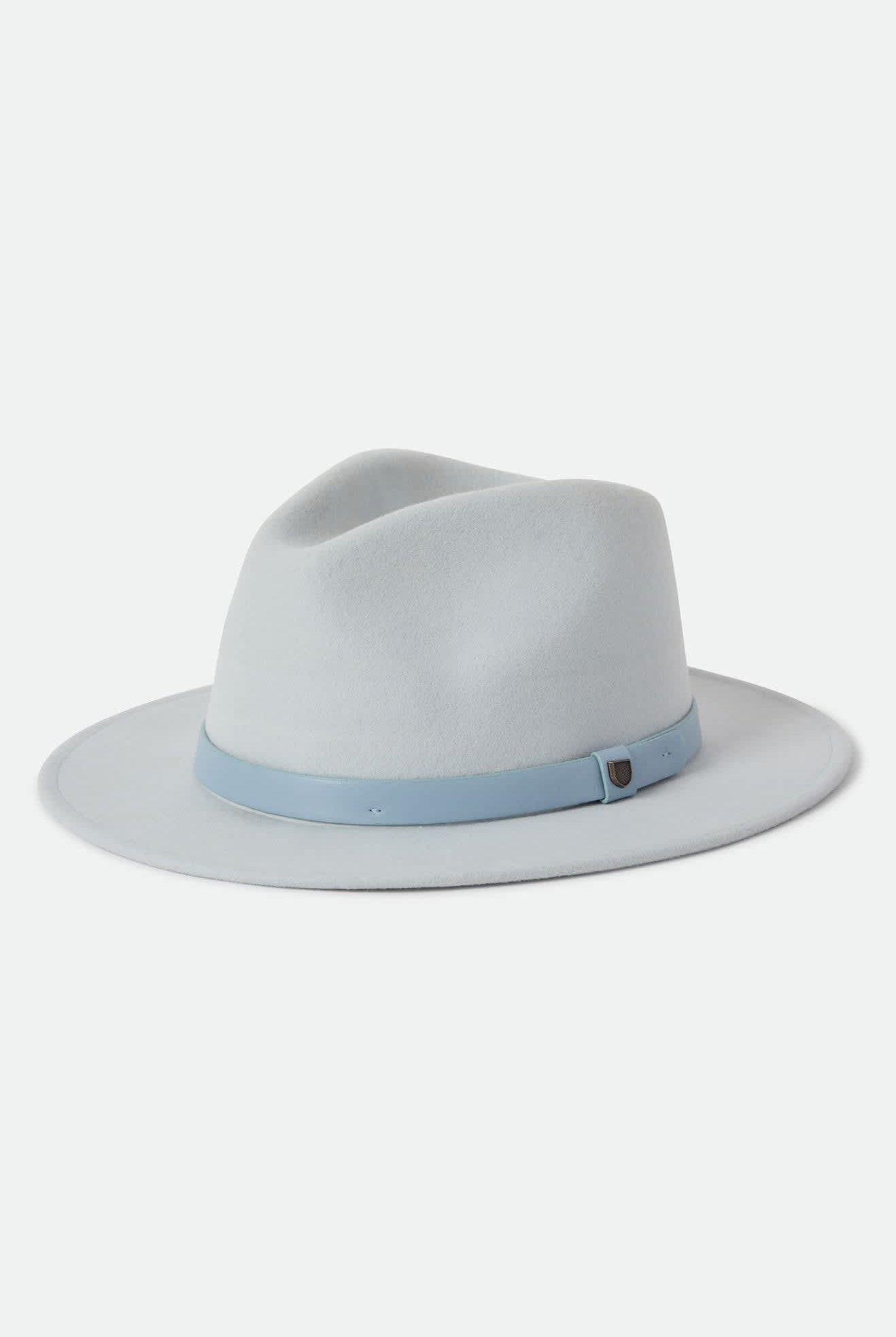 Unisex Messer Fedora in the color Blue Aruba - Front Product View