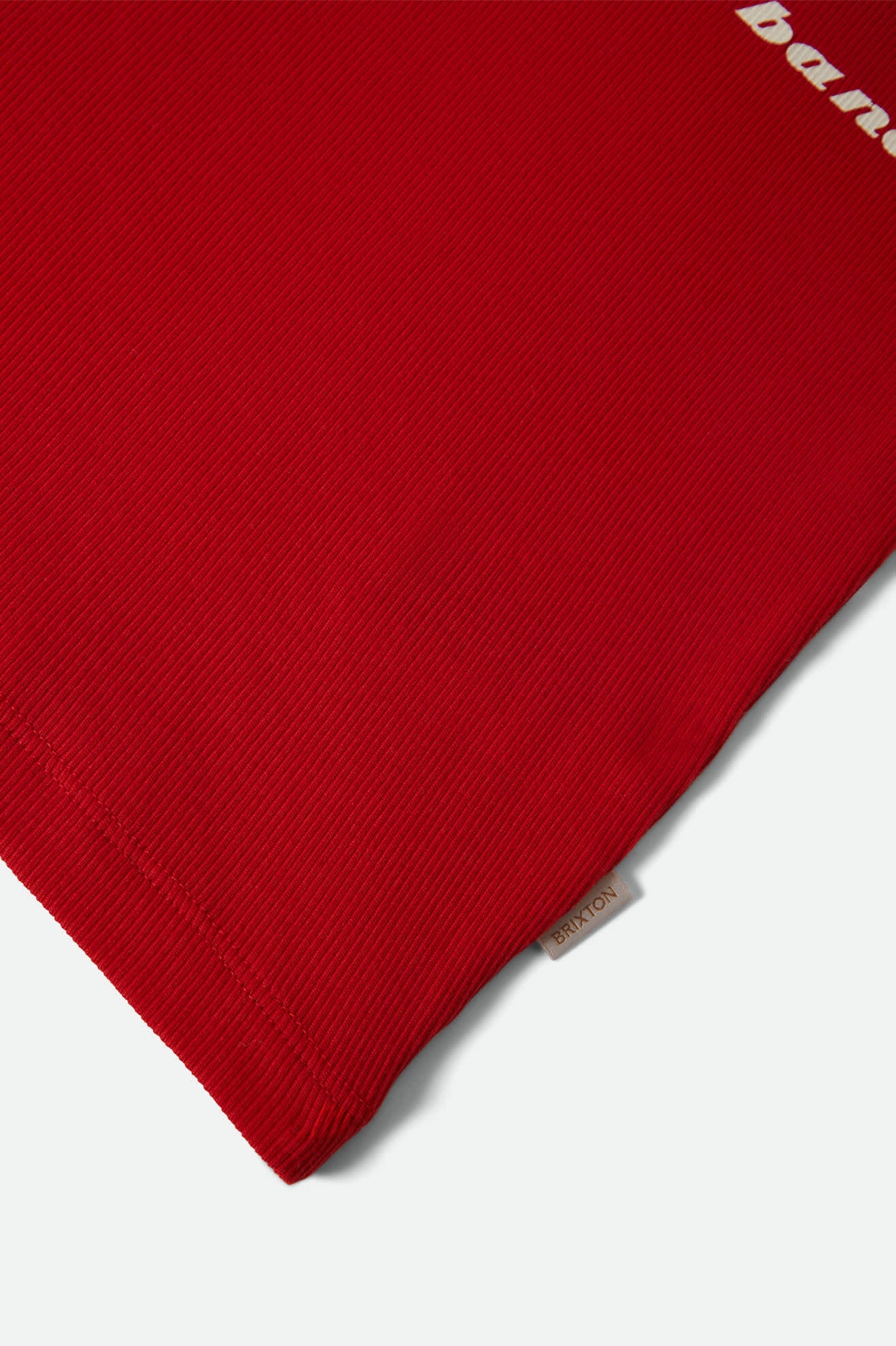 Women's I'm With The Band Ringer A-Tank in the color Adrenaline Rush - Additional Laydown image