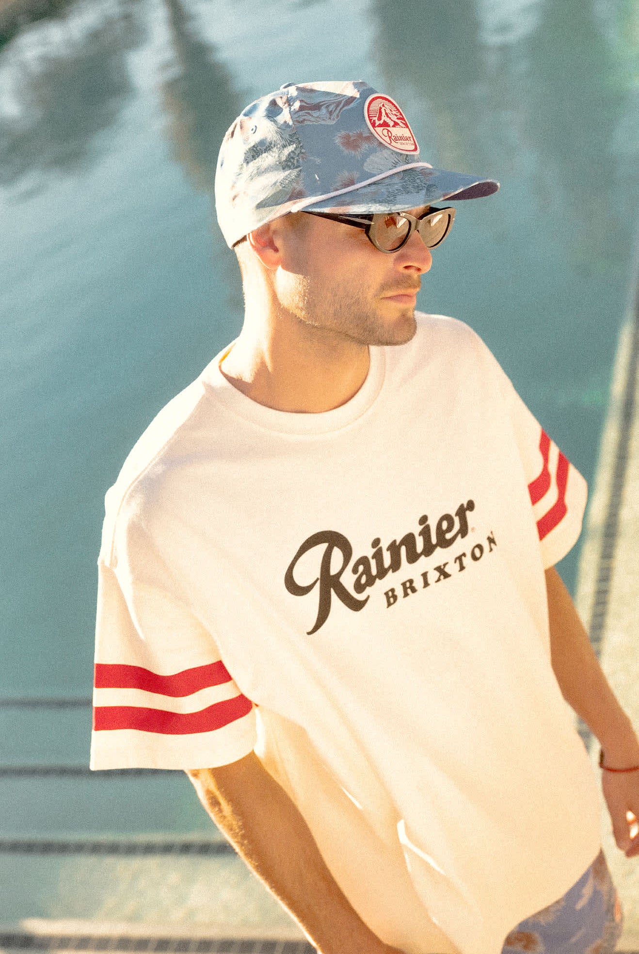 Men's Rainier 1878 Short Sleeve Oversized T-Shirt in the color Natural - Men's Lifestyle image