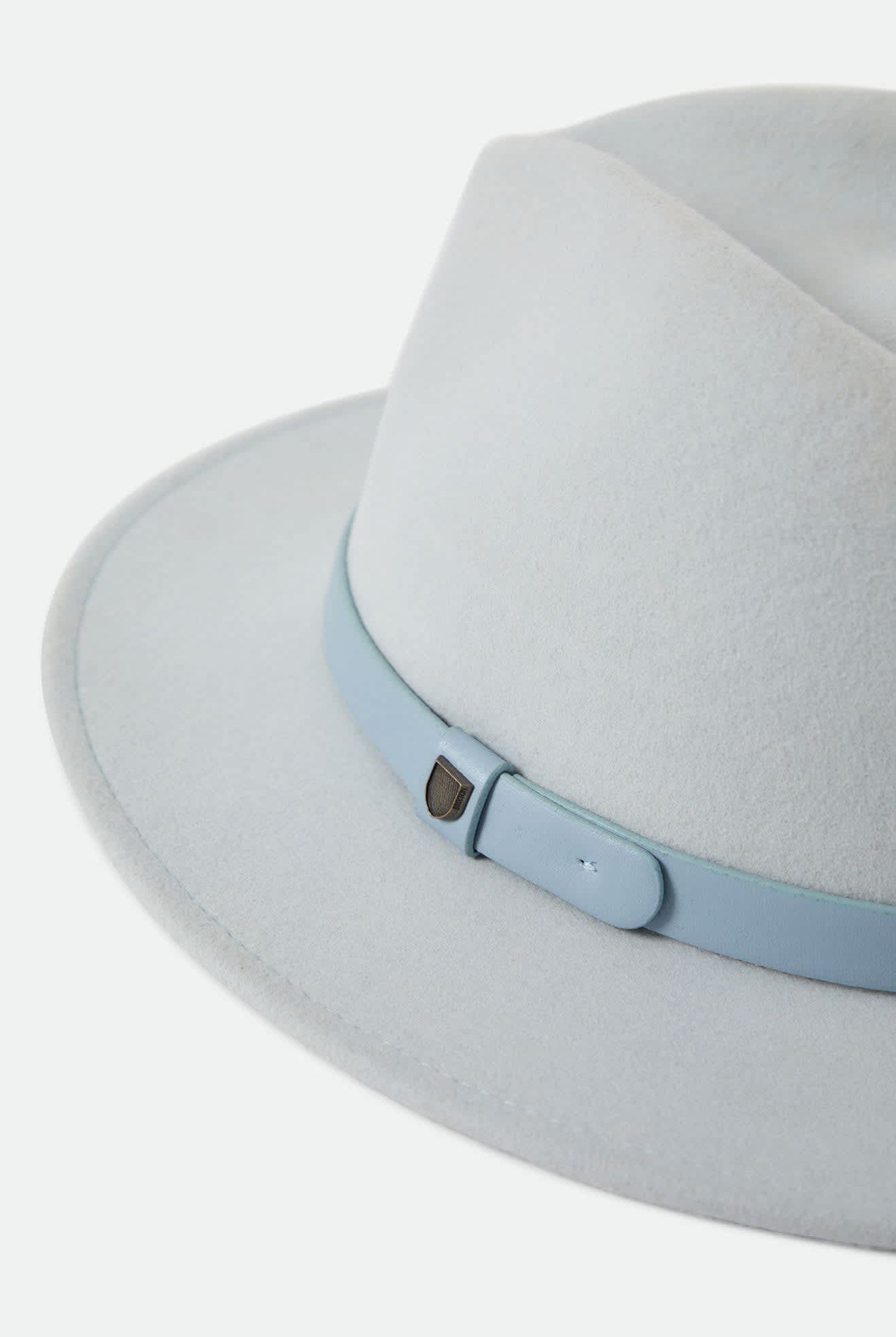 Unisex Messer Fedora in the color Blue Aruba - Additional Laydown image