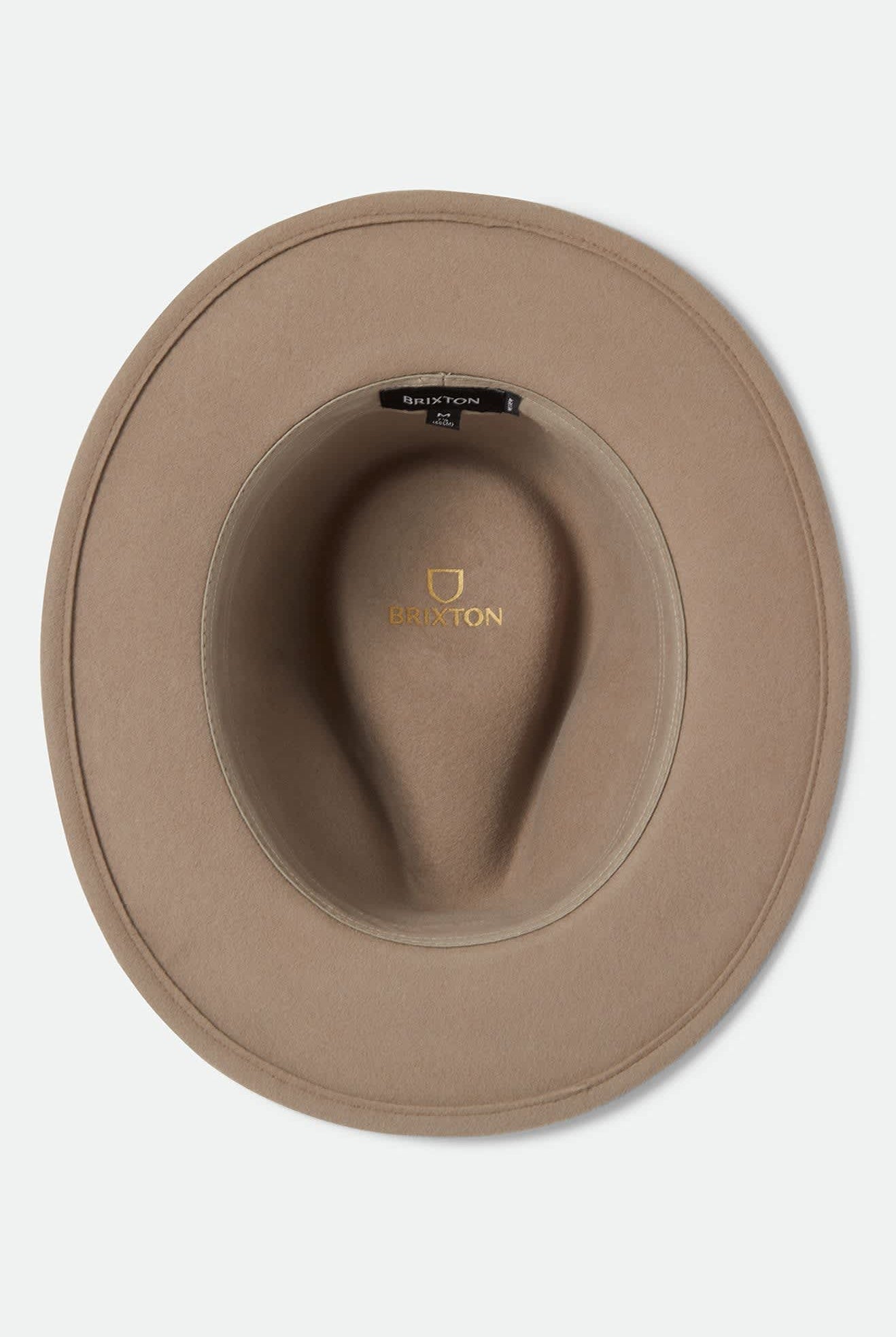 Unisex Messer Fedora in the color Timeless Taupe - Additional Laydown image