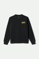 Men's Lightening Crew in the color Black - Front Product View