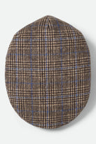 Unisex Barrel Snap Cap in the color Tan/Light Brown/Royal - Additional Laydown image