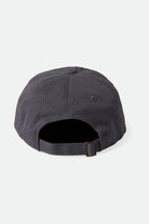 Brixton Men's Alpha LP Adjustable Hat - Washed Navy Vintage Wash | Back