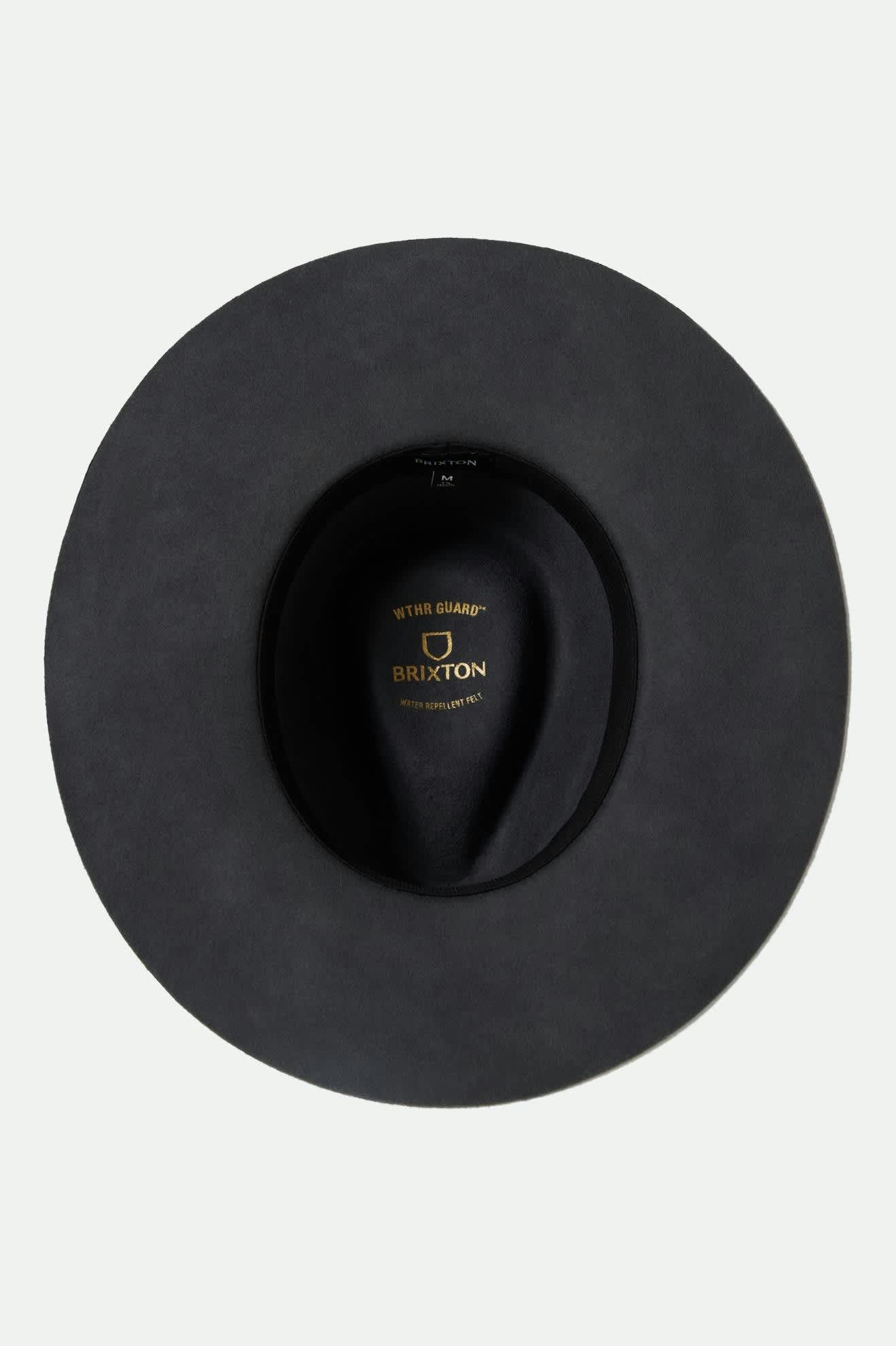 Unisex Hawkins WTHR GUARD™ Cowboy Hat in the color Asphalt/Brown - Additional Laydown image