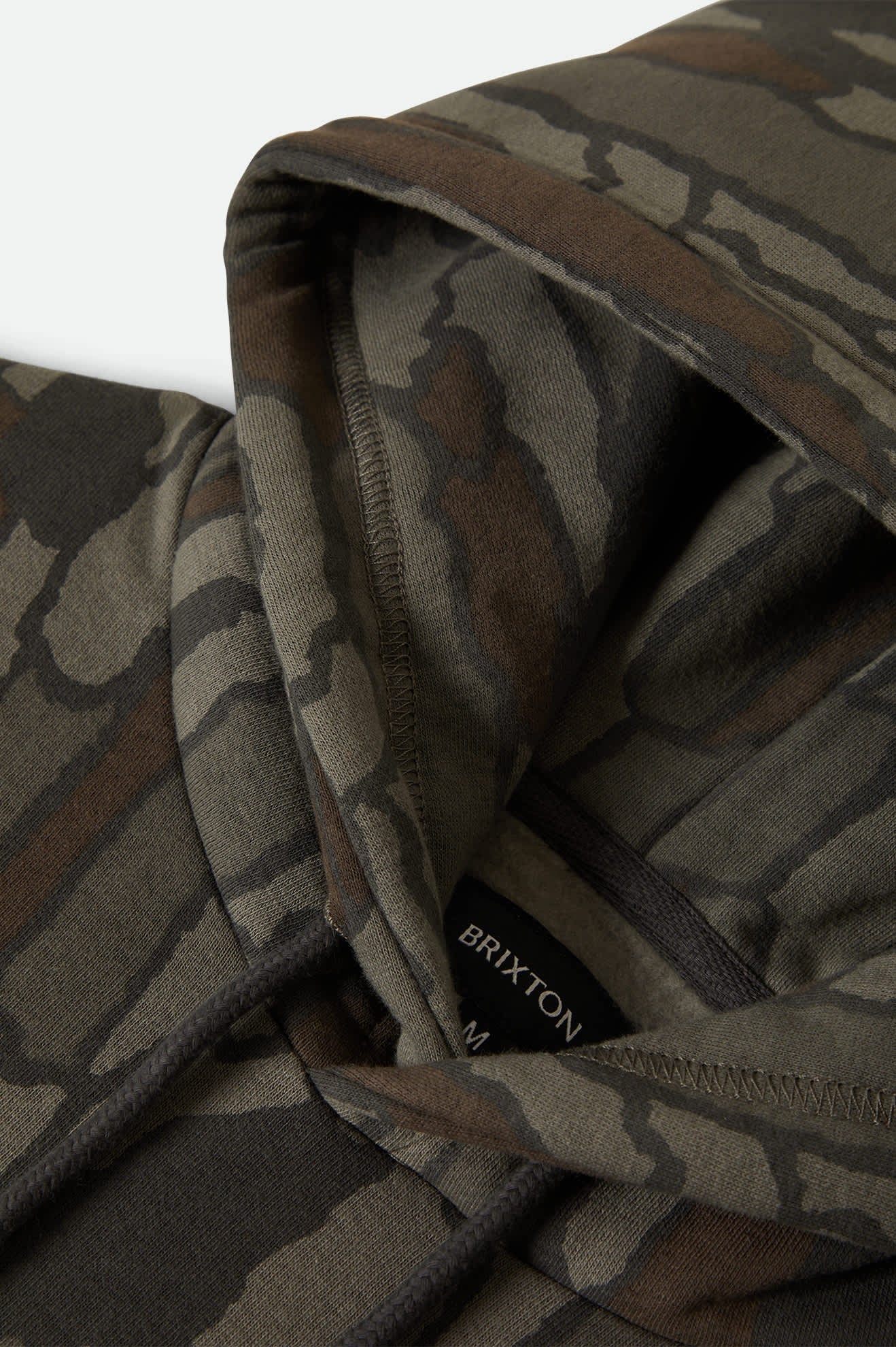 Men's Void Hunter Hoodie in the color Bark Camo - Additional Laydown image
