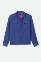 Men's Century Overshirt in the color Washed Blue - Front Product View