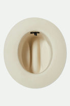 Unisex Hitch Ranch Fedora in the color Off White - Additional Laydown image