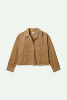 Brixton Women's Utopia L/S Overshirt - Sand Cord | Main