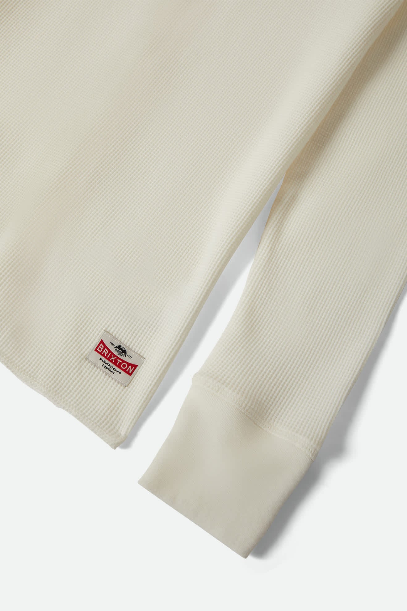 Men's Altered Threads L/S Thermal in the color Off White - Additional Laydown image