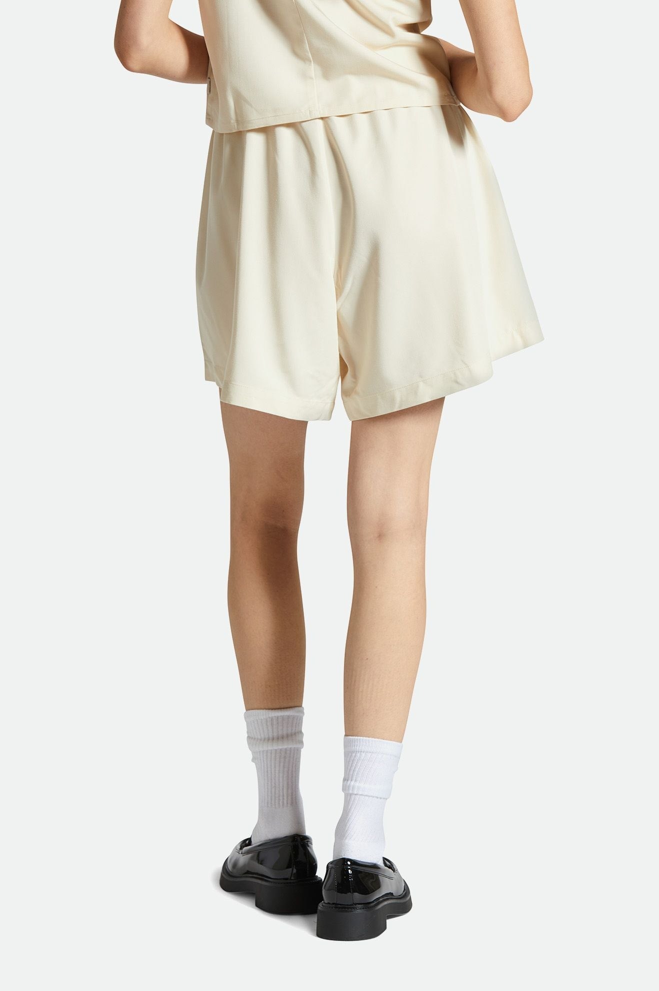 Women's Fit, Back View | Polanco Short - White Smoke