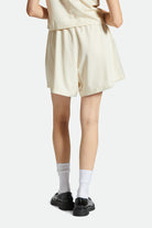 Women's Fit, Back View | Polanco Short - White Smoke