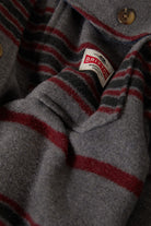 Men's Altered Threads Overshirt in the color Multi Blanket Stripe - Additional Laydown image