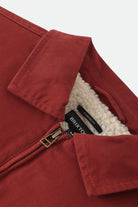 Men's Mechanic Garage Zip Lined Jkt in the color Dark Brick - Additional Laydown image