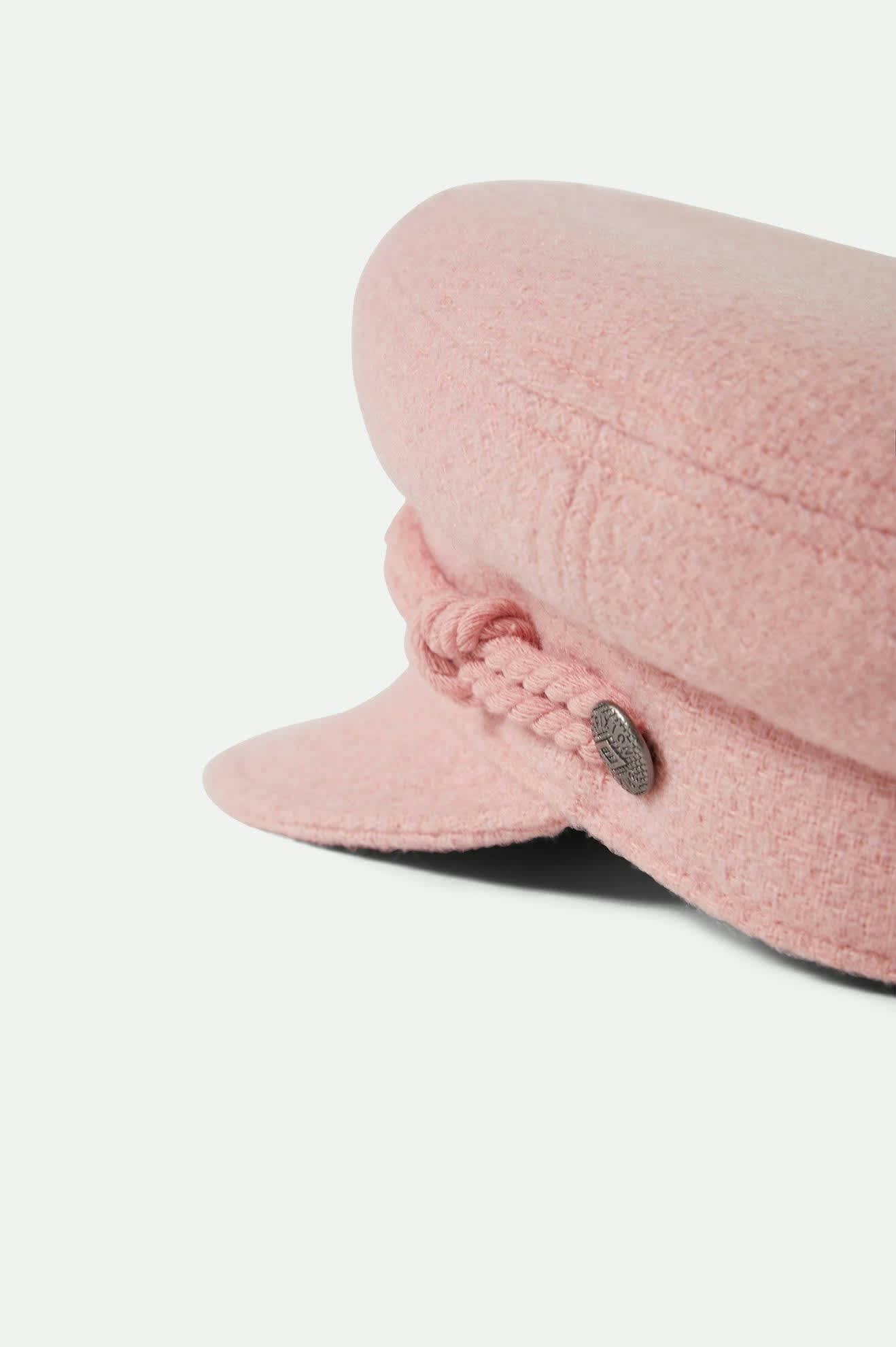 Women's Kayla Cap in the color Soft Pink Boucle - Additional Laydown image