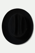 Unisex Hitch Ranch Fedora in the color Black/Black - Additional Laydown image