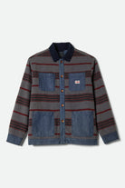 Men's Altered Threads Chore Coat in the color Medium Wash Denim - Front Product View