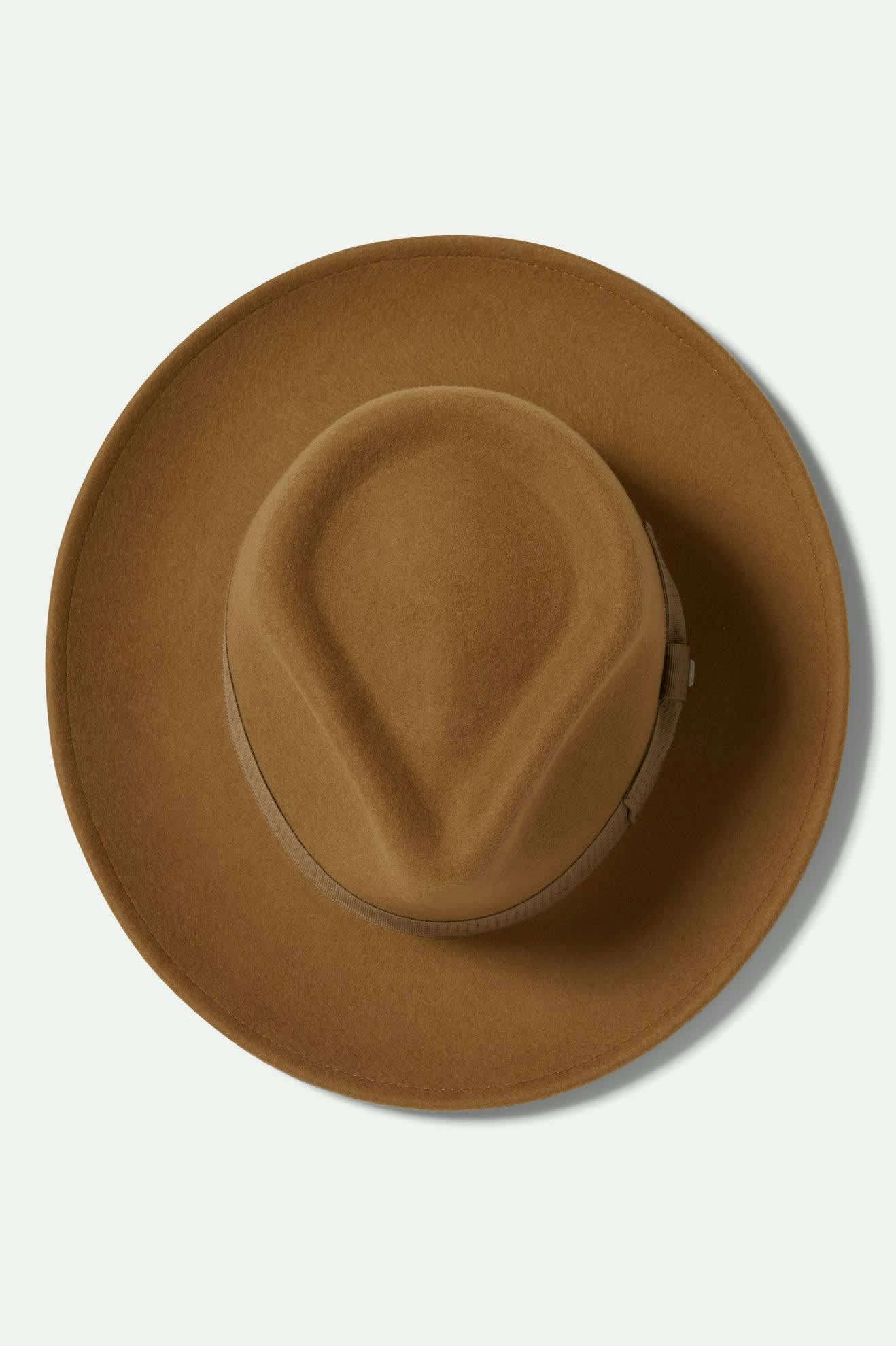 Unisex Swindle Convertabrim Fedora in the color Antique Bronze - Additional Laydown image