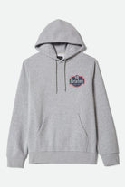 Men's Genuine Quality Hoodie in the color Gunmetal Heather - Front Product View