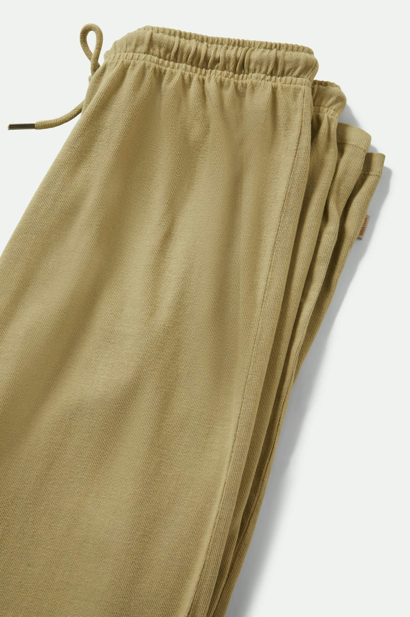 Women's Carefree Organic Garment Dye Lounge Pant in the color Elm - Additional Laydown image