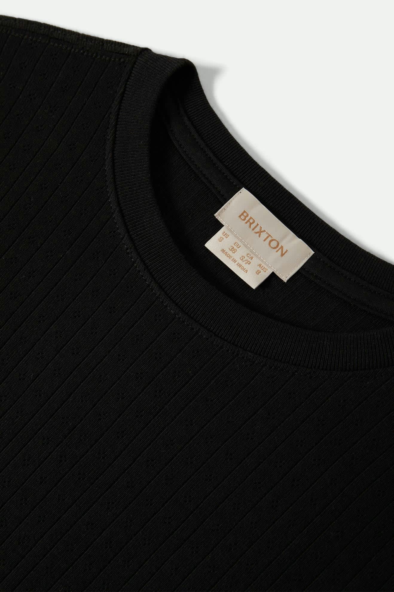 Women's Dolly L/S Knit Dress in the color Black - Additional Laydown image