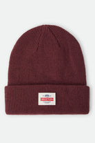 Unisex Trademark Beanie in the color Dark Brick - Front Product View