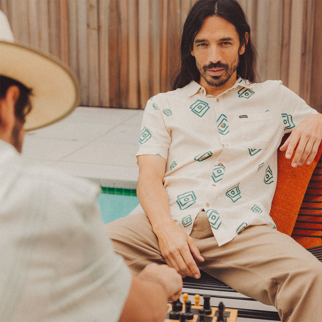 Men's Wovens Playing Chess