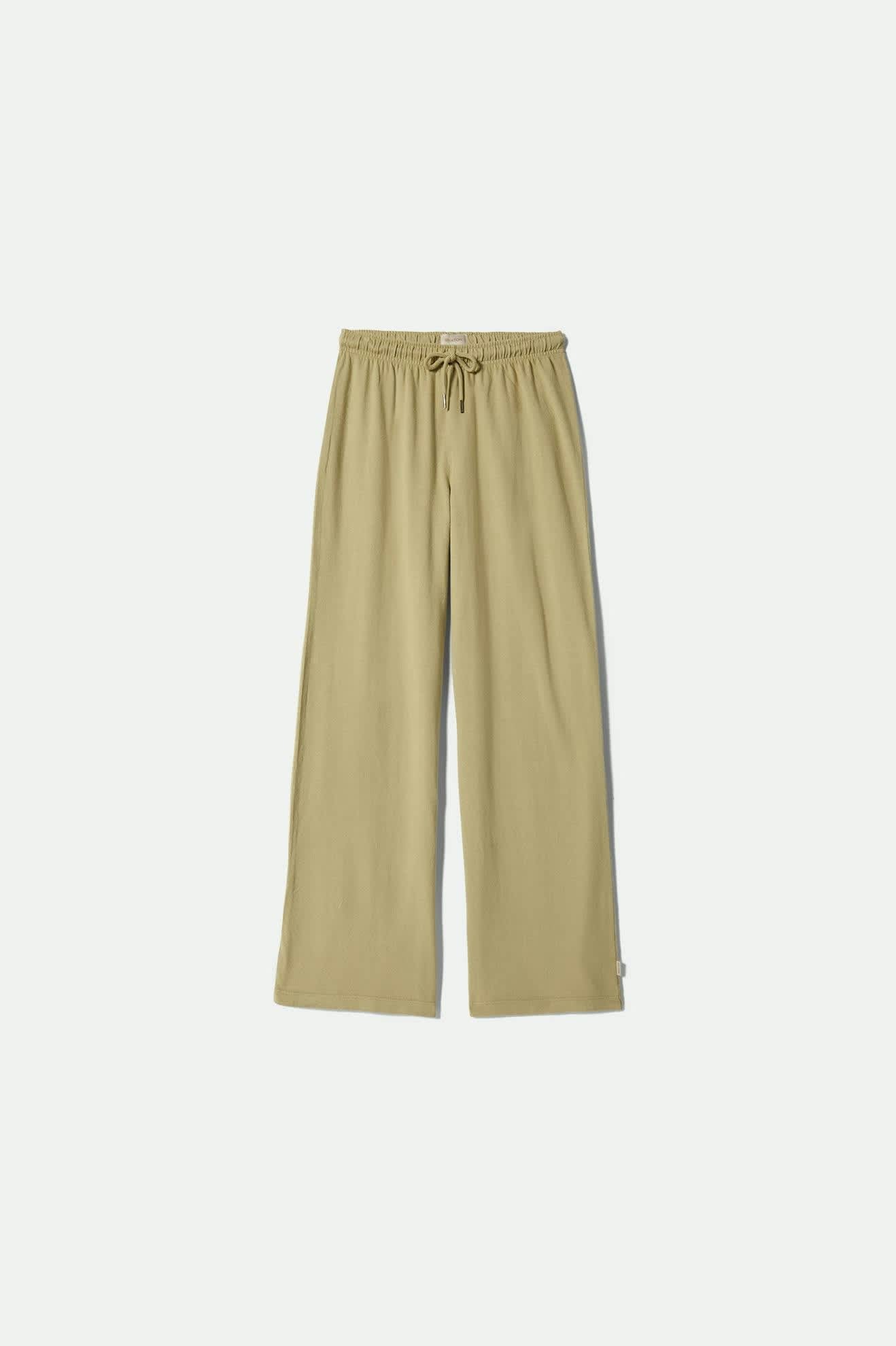 Women's Carefree Organic Garment Dye Lounge Pant in the color Elm - Front Product View