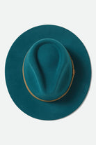 Unisex Messer Fedora in the color Transformative Teal - Additional Laydown image