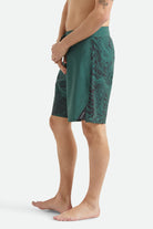 Men's Blitz Boardshort 19" in the color Primary Green - Men's Side View