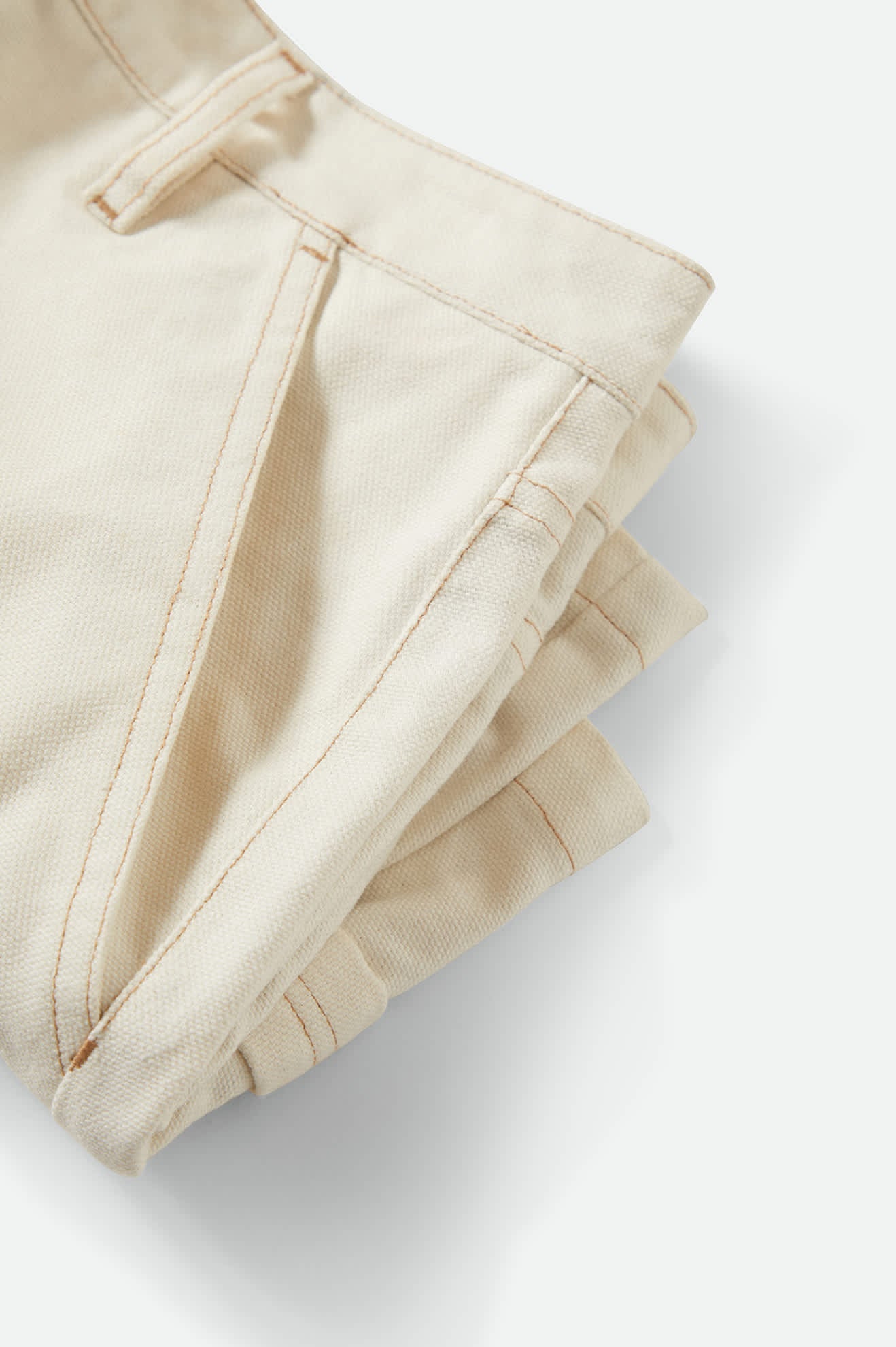 Women's Essex Painter Mini Skirt in the color Egret White - Additional Laydown image